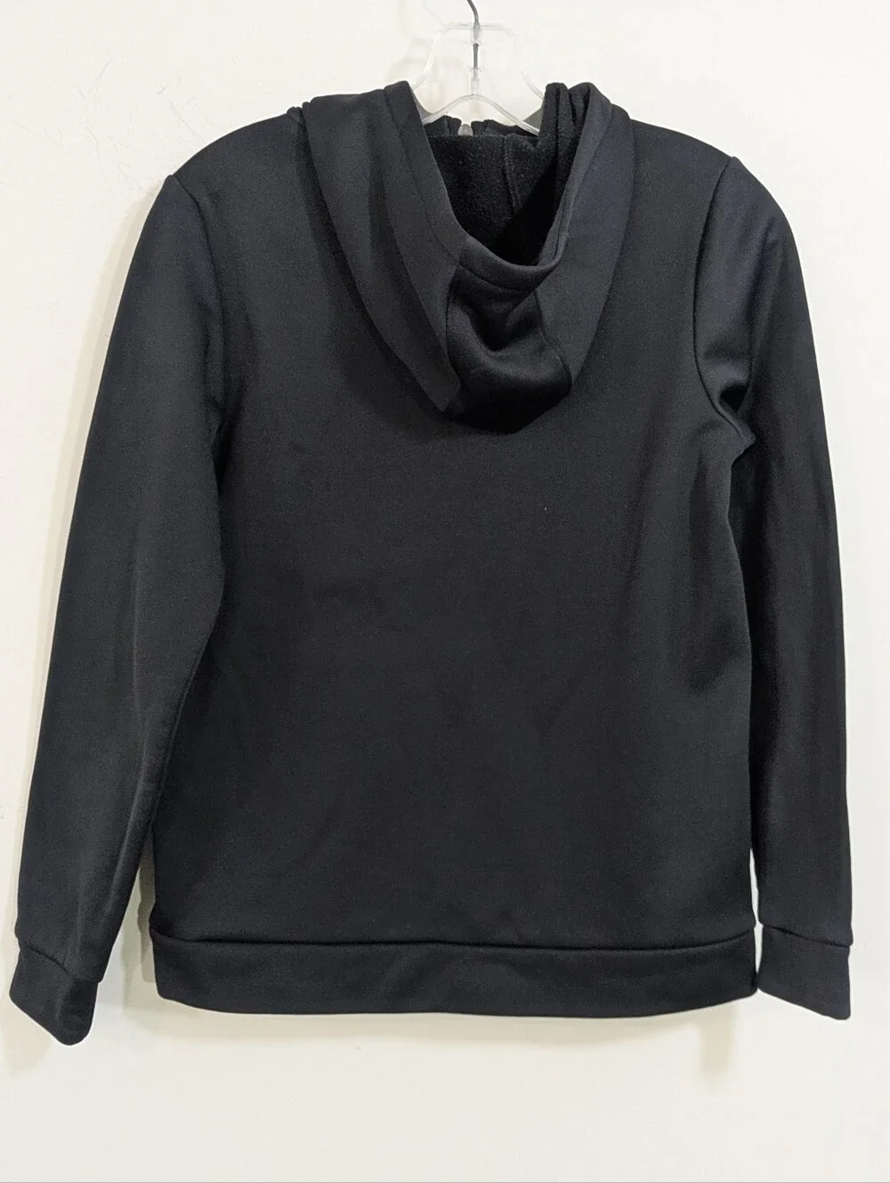 Under Armour Black Quarter Zip Pullover Hoodie - Size Large Boys Unisex Girls